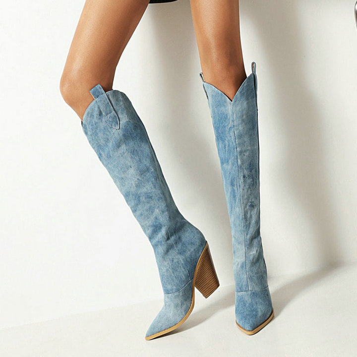 Nicole | Women’s Pointed Toe High Heel Boots