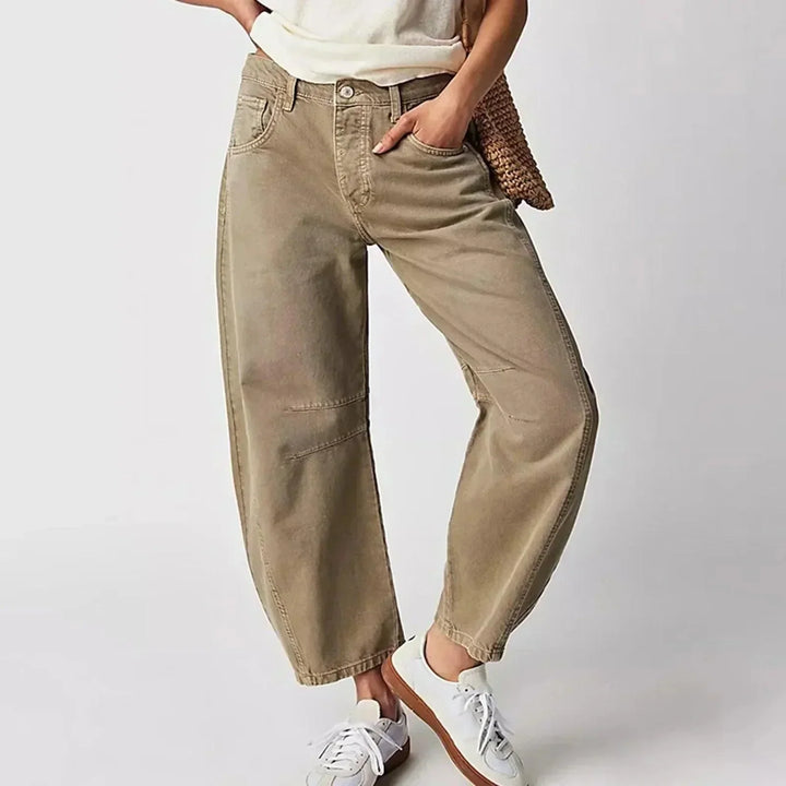 Emily | Women’s Relaxed Fit High Waist Pants