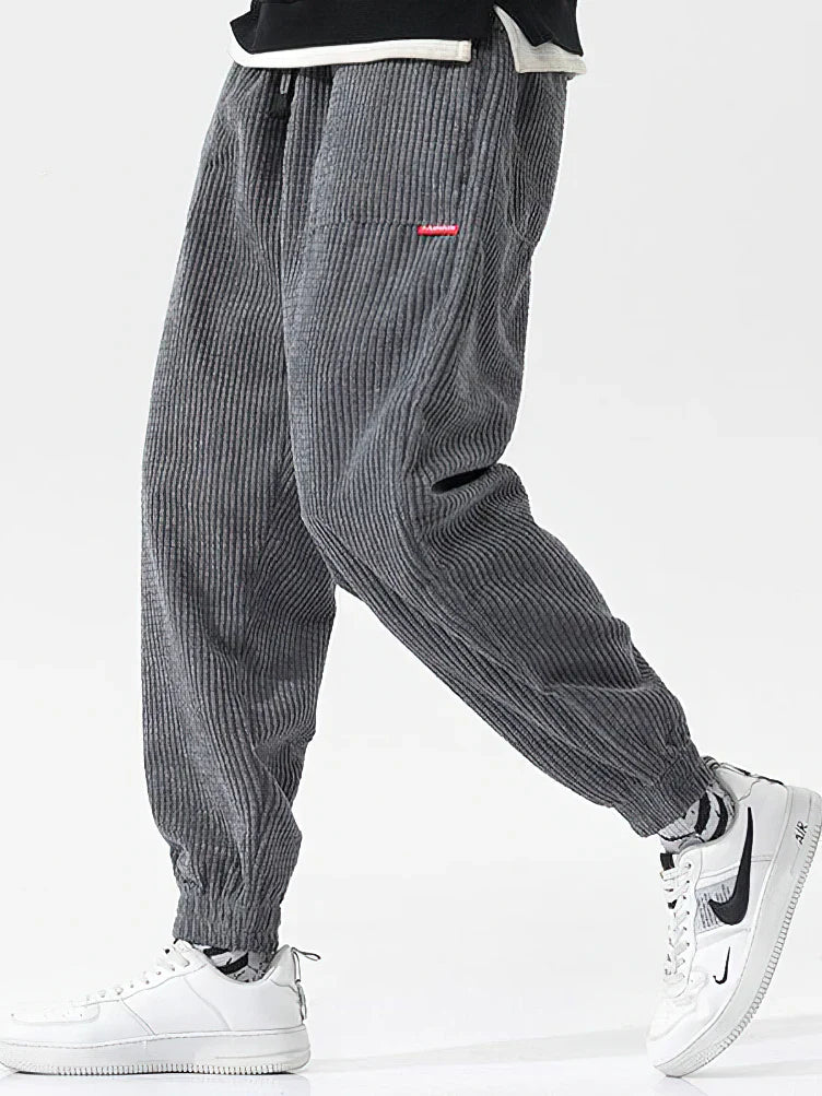Evan | Men’s Ribbed Winter Jogger Pants