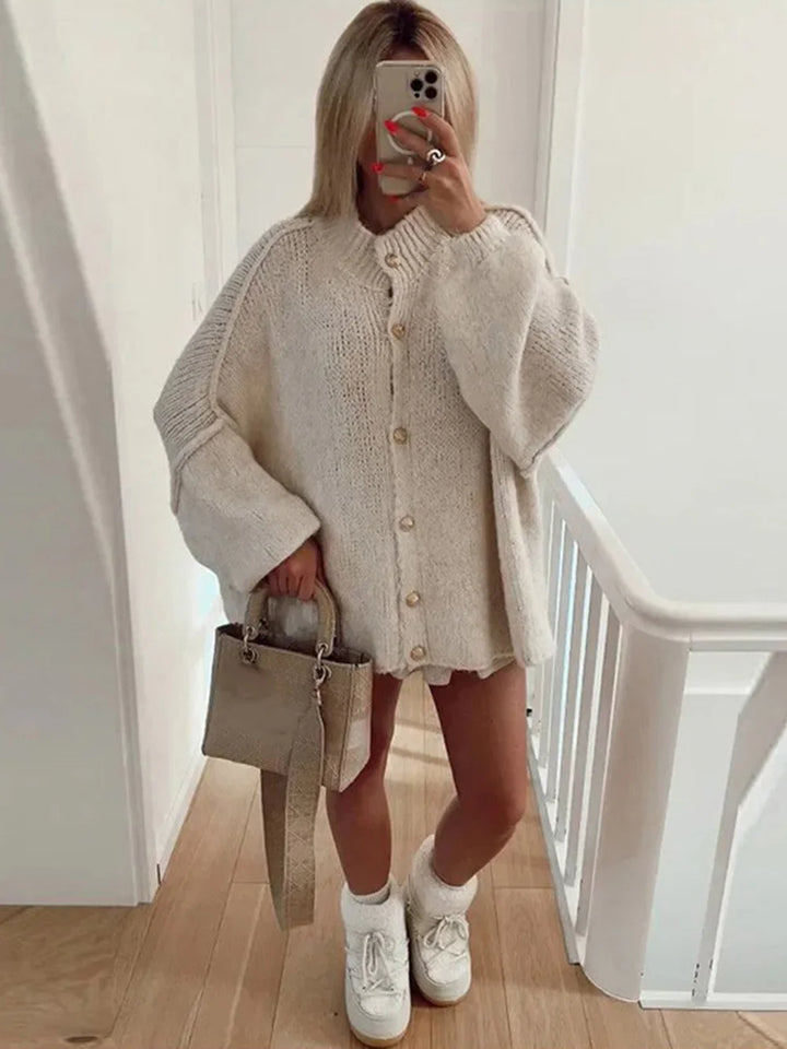 Jamie | Oversized Button-Down Cardigan for Women