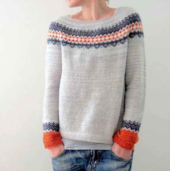 Christopher | Women Winter Pattern Knit Sweater