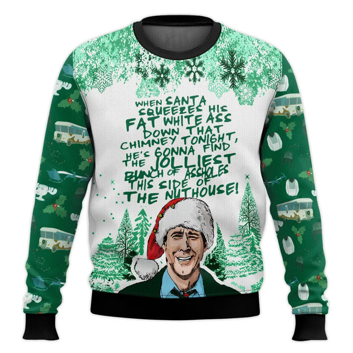 Dylan | Men’s Funny Ski Theme Christmas Sweater