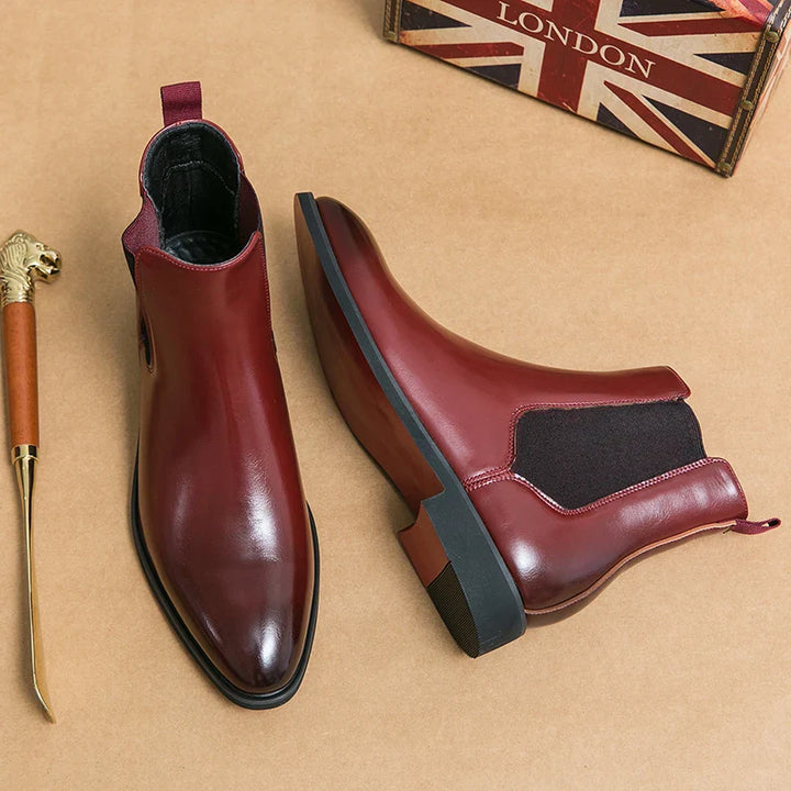 Michael | Elegant Leather Chelsea Boots for Men
