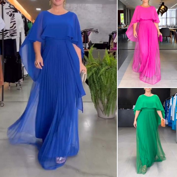Hazel | Women’s Formal Pleated Floor Length Dress