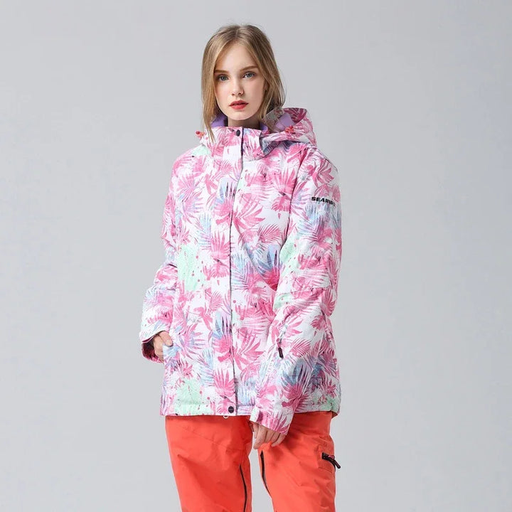 Caroline | Women’s Floral Winter Ski Jacket