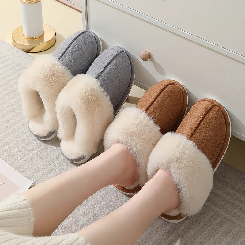 Caitlyn | Women’s Plush Fur Indoor Slippers