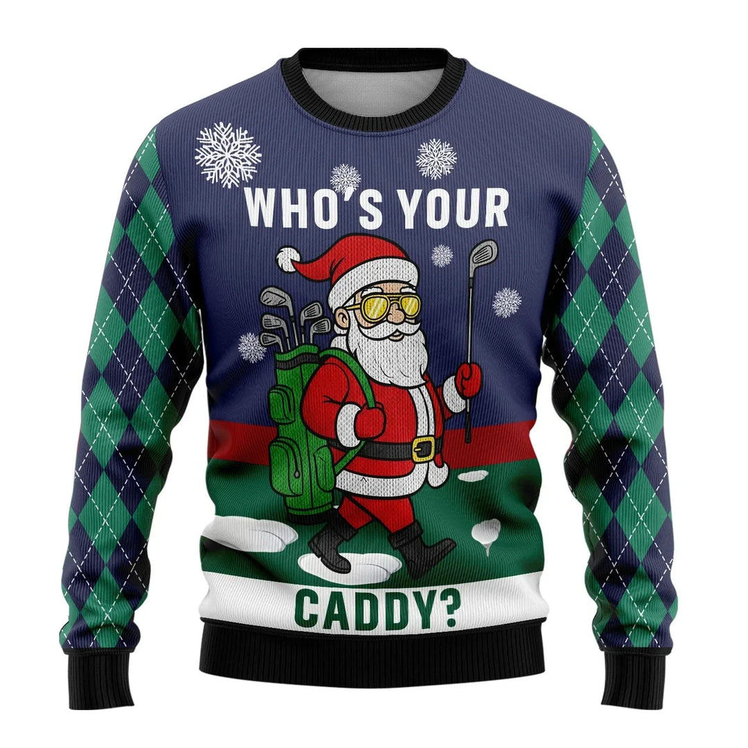 Aiden | Men’s Snowman Print Christmas Sweater