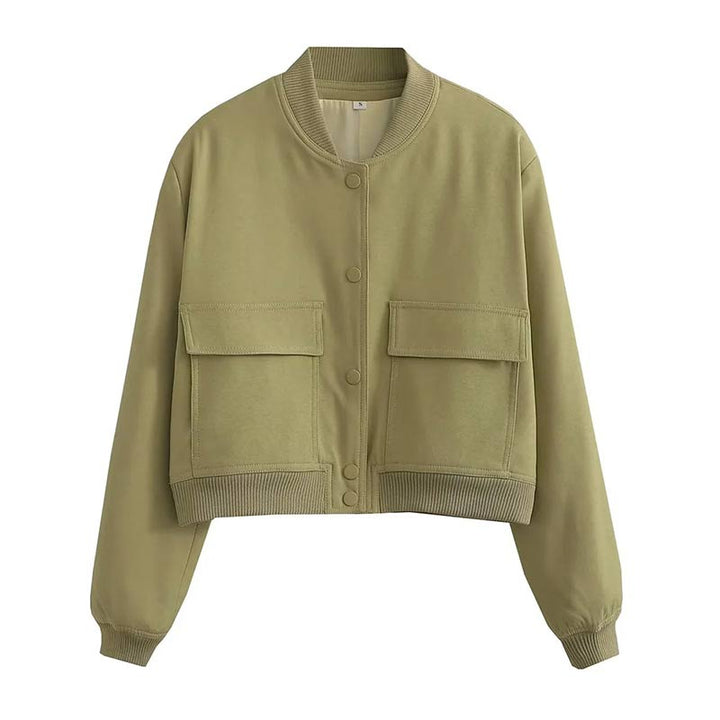 Paige | Women’s Casual Short Bomber Winter Jacket