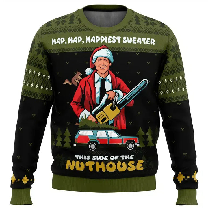 Dylan | Men’s Funny Ski Theme Christmas Sweater