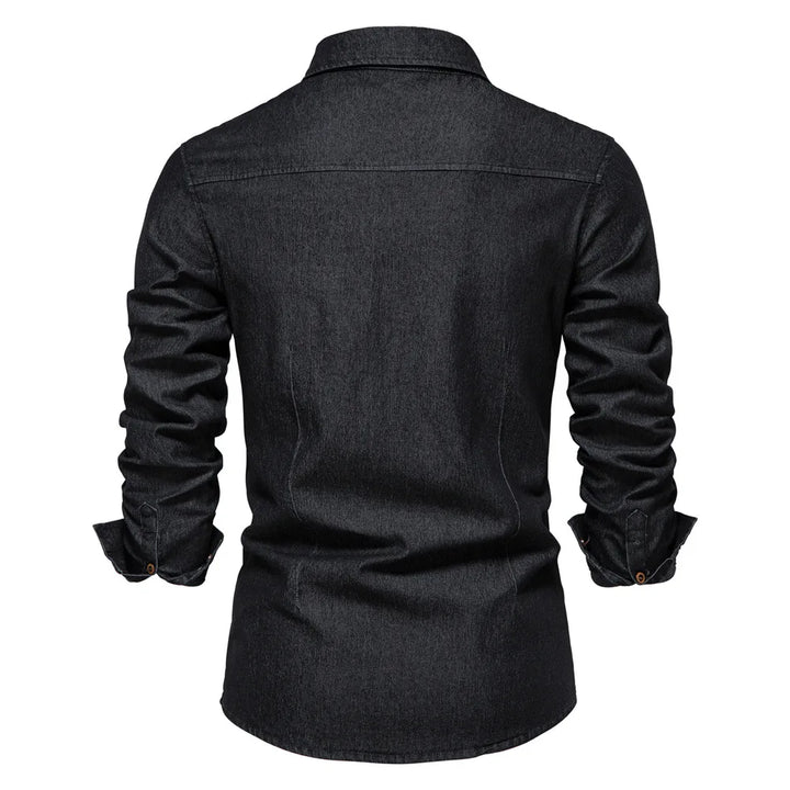 Henry | Men’s Denim Button-Up Shirt
