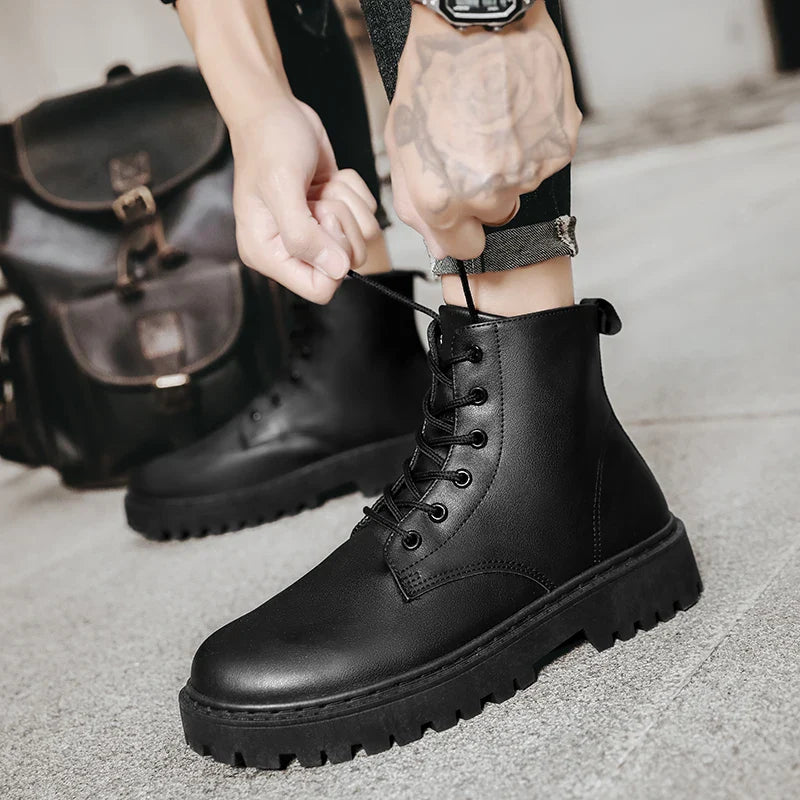 Alexander | Men’s Lace-Up Boots with Chunky Sole