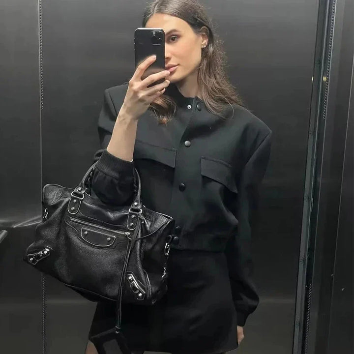 Ella | Women’s Casual Bomber Jacket with Pockets