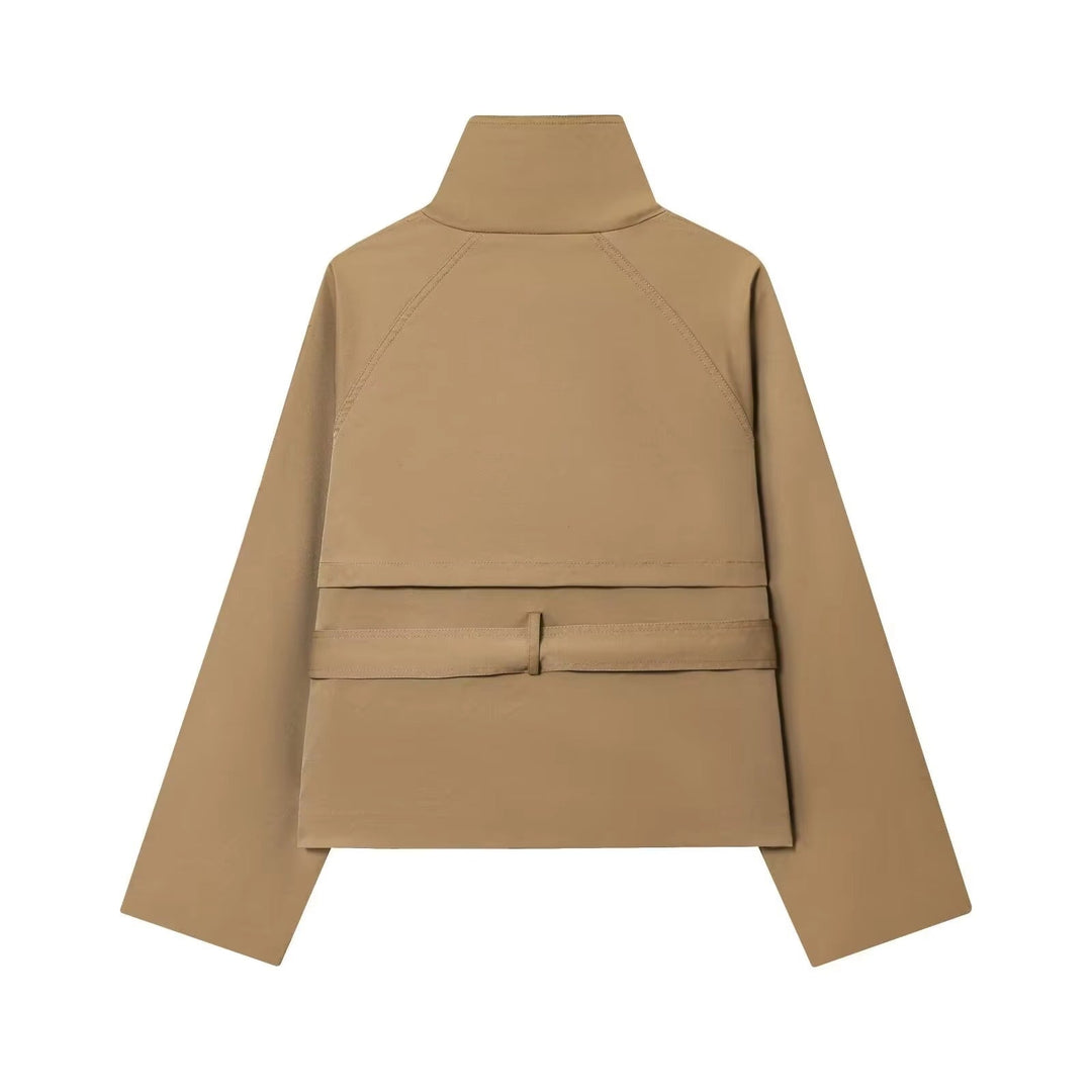 Addison | Women’s Winter Belted Cropped Trench Coat