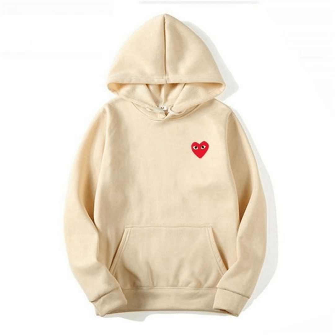Ella | Women’s Heart Embroidered Pullover Hoodie