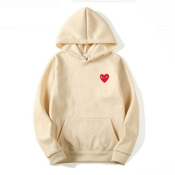 Ella | Women’s Heart Embroidered Pullover Hoodie