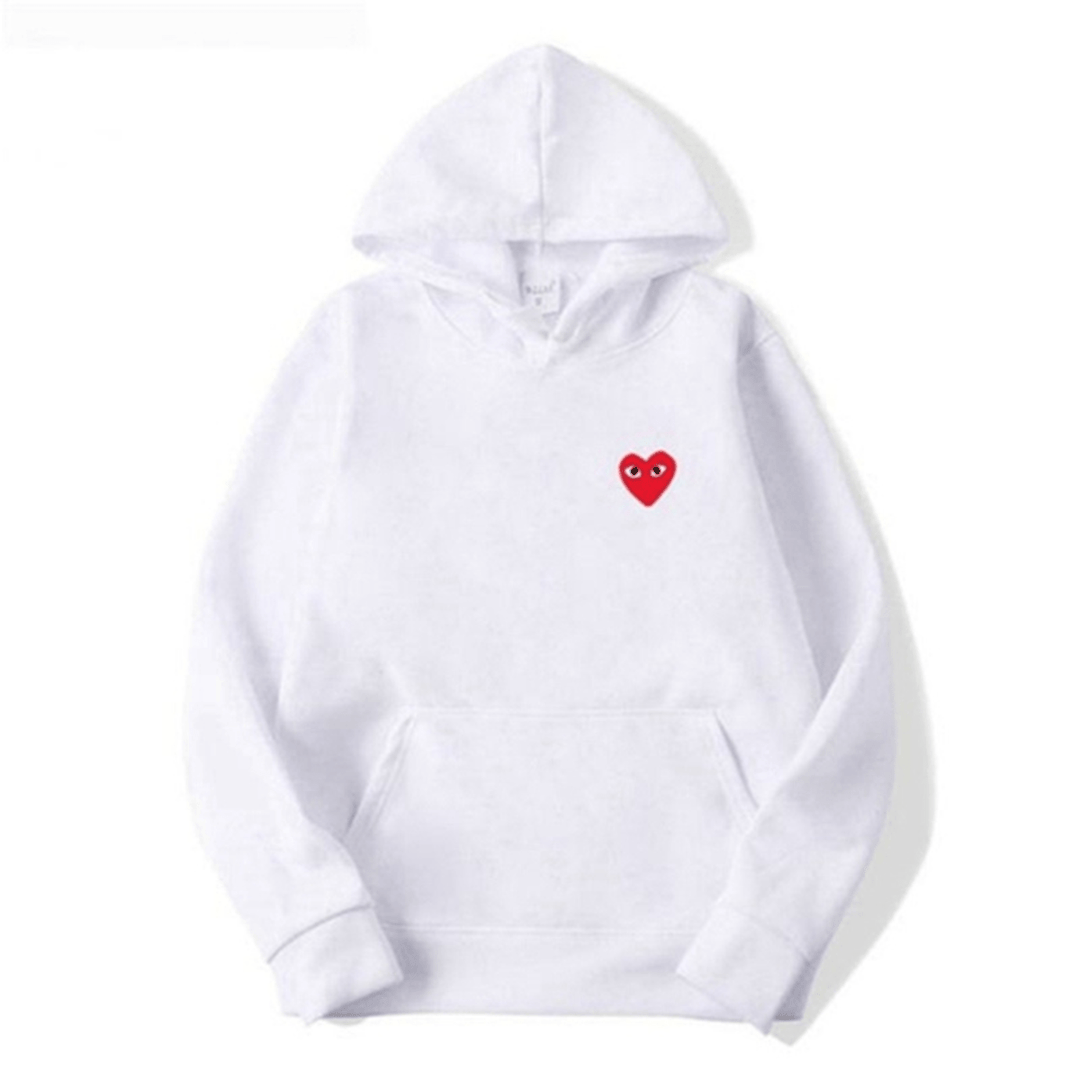 Ella | Women’s Heart Embroidered Pullover Hoodie