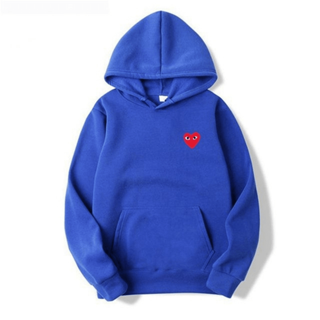 Ella | Women’s Heart Embroidered Pullover Hoodie