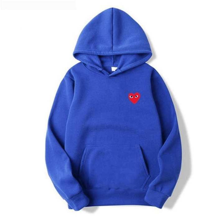 Ella | Women’s Heart Embroidered Pullover Hoodie