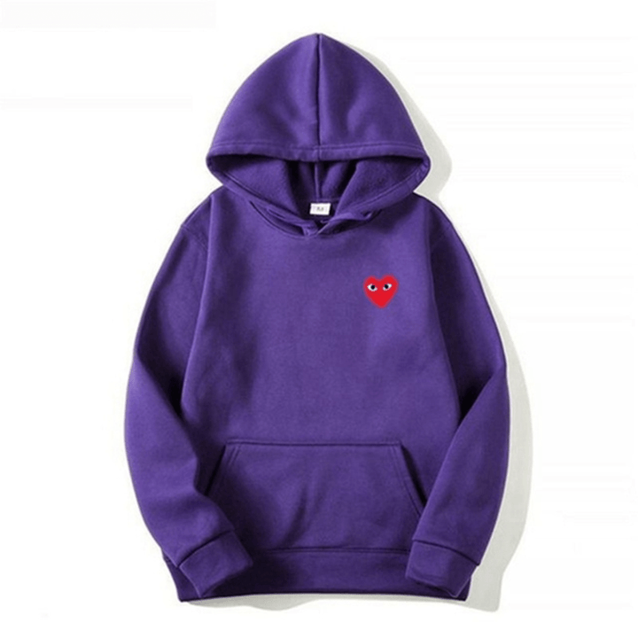 Ella | Women’s Heart Embroidered Pullover Hoodie