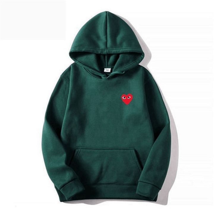 Ella | Women’s Heart Embroidered Pullover Hoodie