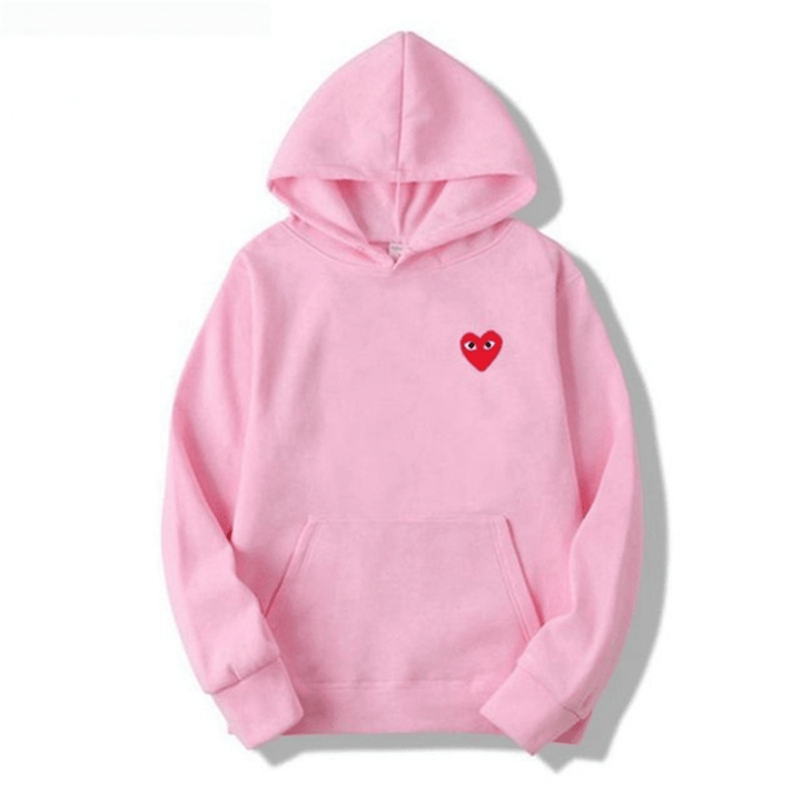 Ella | Women’s Heart Embroidered Pullover Hoodie