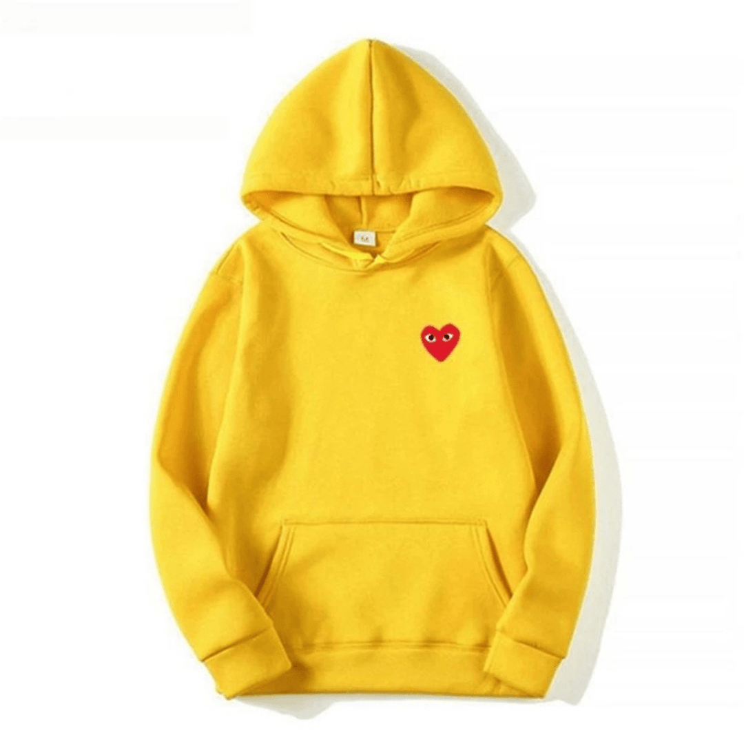 Ella | Women’s Heart Embroidered Pullover Hoodie