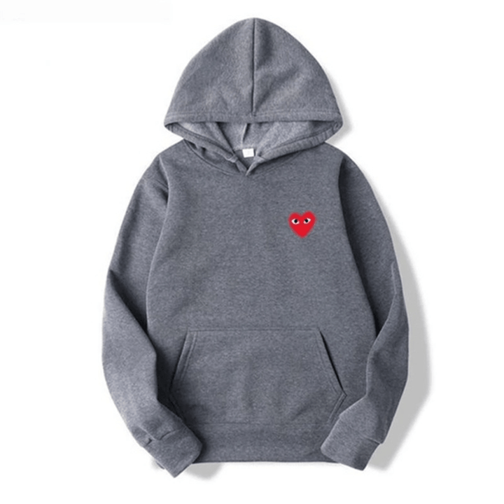Ella | Women’s Heart Embroidered Pullover Hoodie