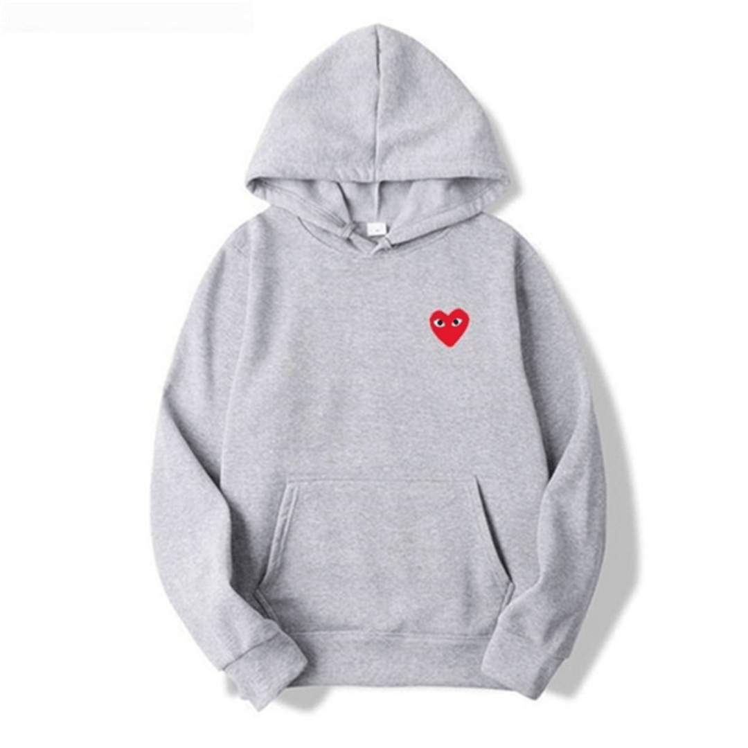 Ella | Women’s Heart Embroidered Pullover Hoodie