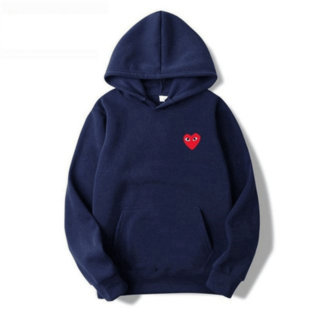 Ella | Women’s Heart Embroidered Pullover Hoodie