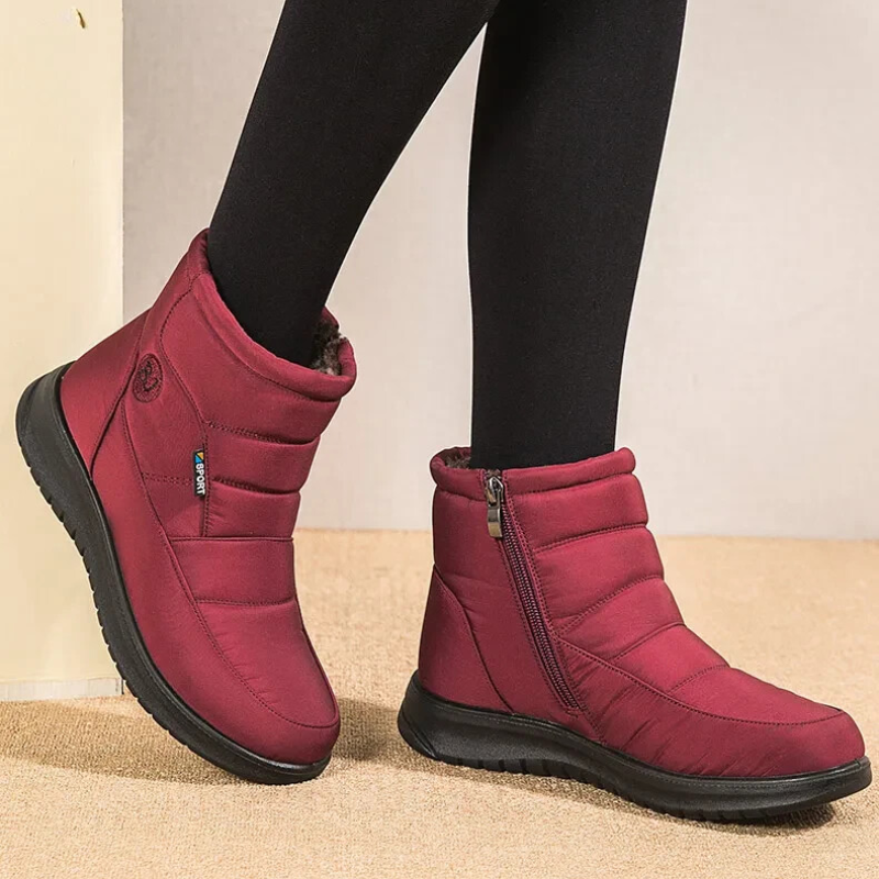 Katherine | Women’s Winter Zip-Up Ankle Boots