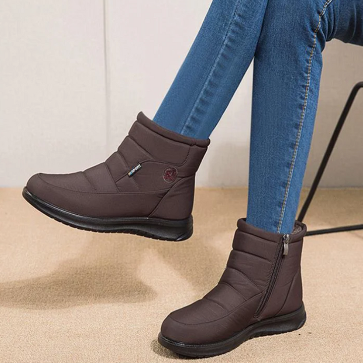 Katherine | Women’s Winter Zip-Up Ankle Boots