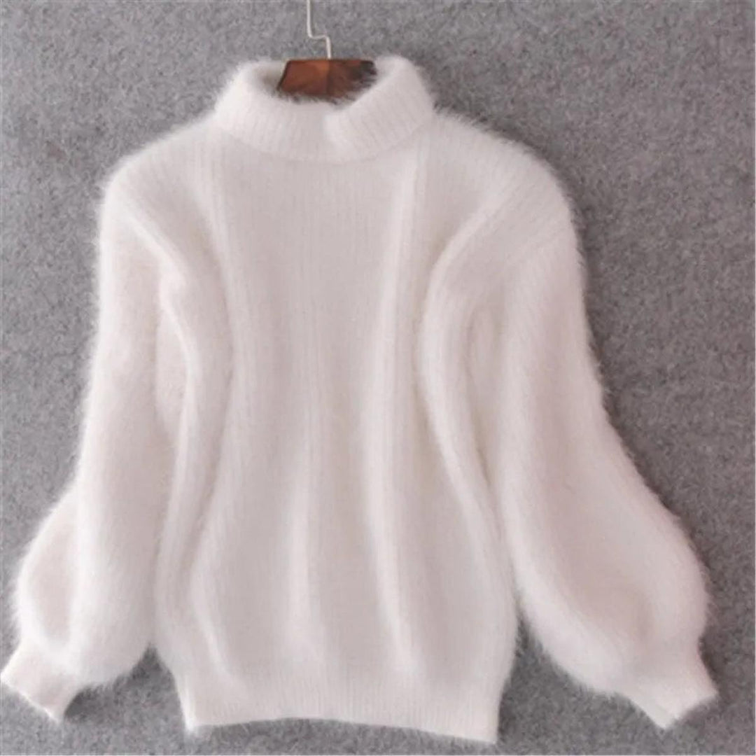 Fiona | Women’s Trendy Warm High Neck Knit Sweater