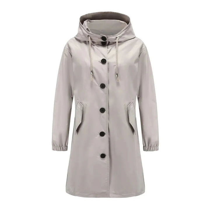 Megan | Women’s Casual Long Button Front Coat