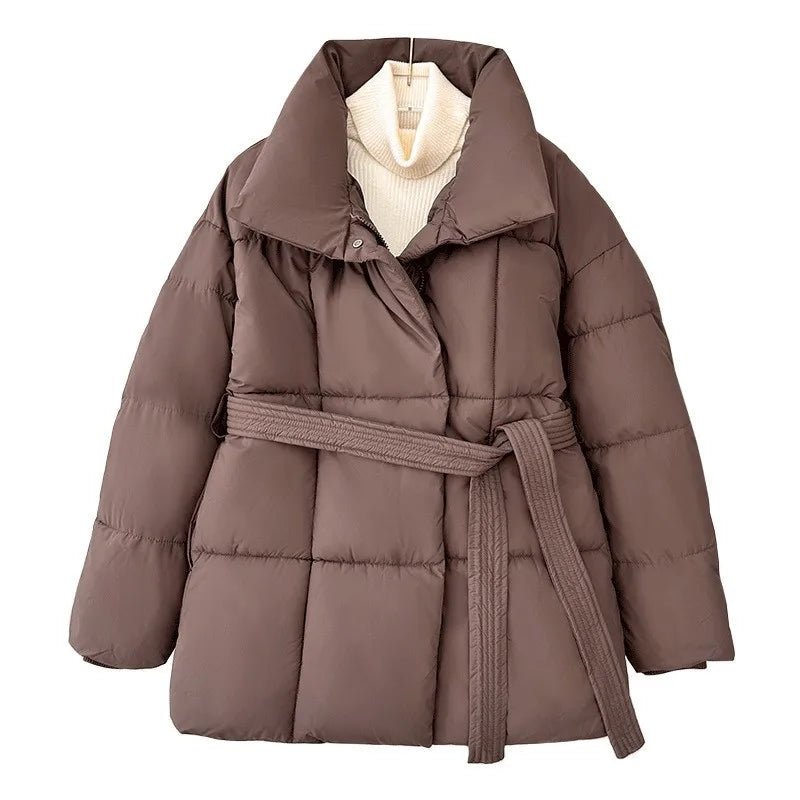 Brooklyn | Winter Belted Puffer Coat For Women