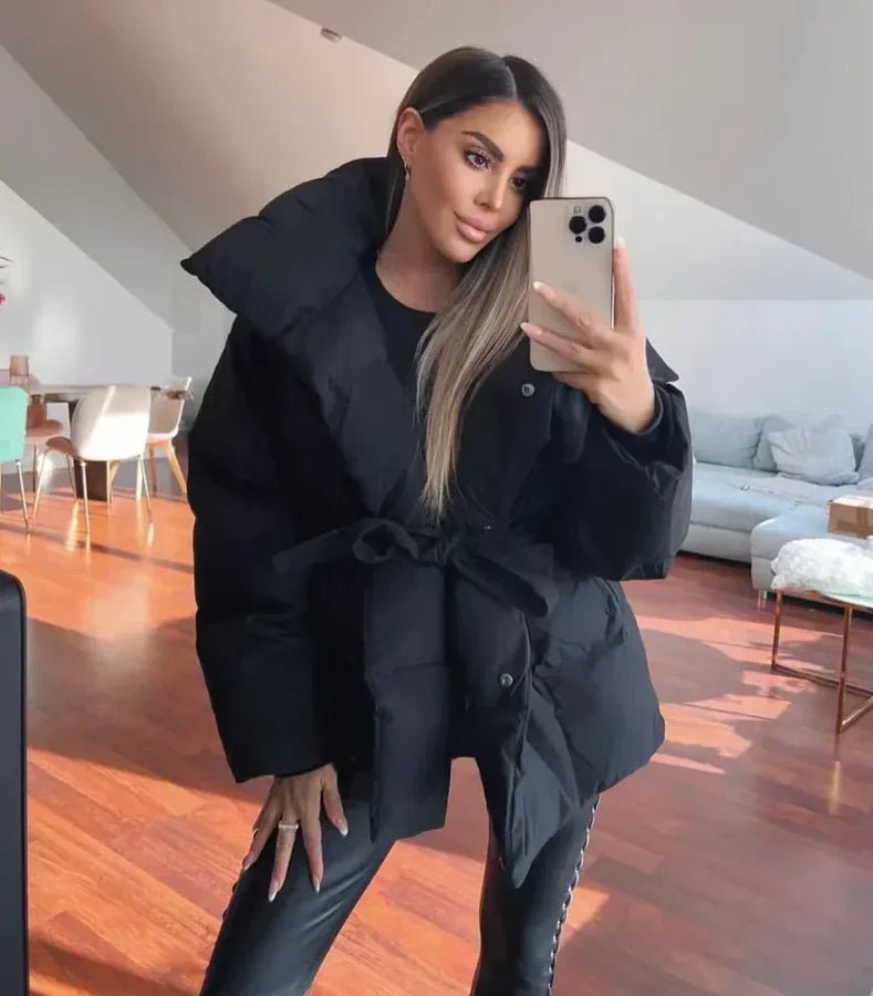 Brooklyn | Winter Belted Puffer Coat For Women