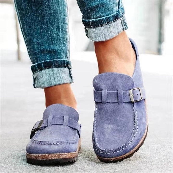 Emily | Women’s Casual Buckle Slip On Loafers
