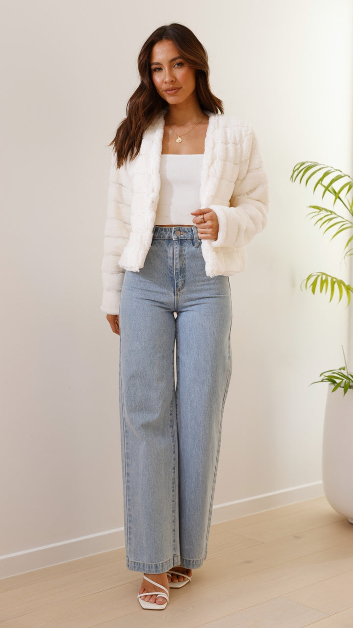 Bella | Women’s Chic Faux Fur Evening Jacket
