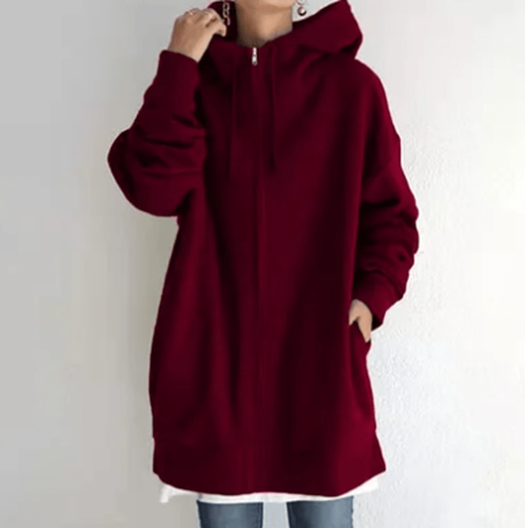 Karla | Women’s Full Zip Relaxed Fit Hoodie