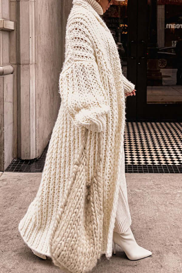 Ruby | Chic Winter Knit Set with Cardigan for Women