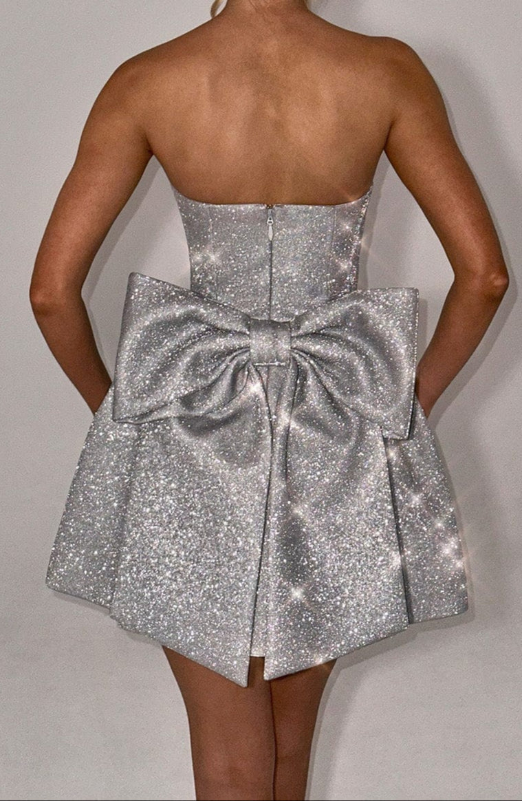 Claire | Women’s Evening Mini Dress with Statement Shine