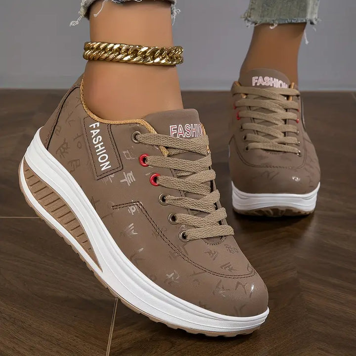 Samantha | Women’s Casual Air Cushion Lace-Up Sneakers