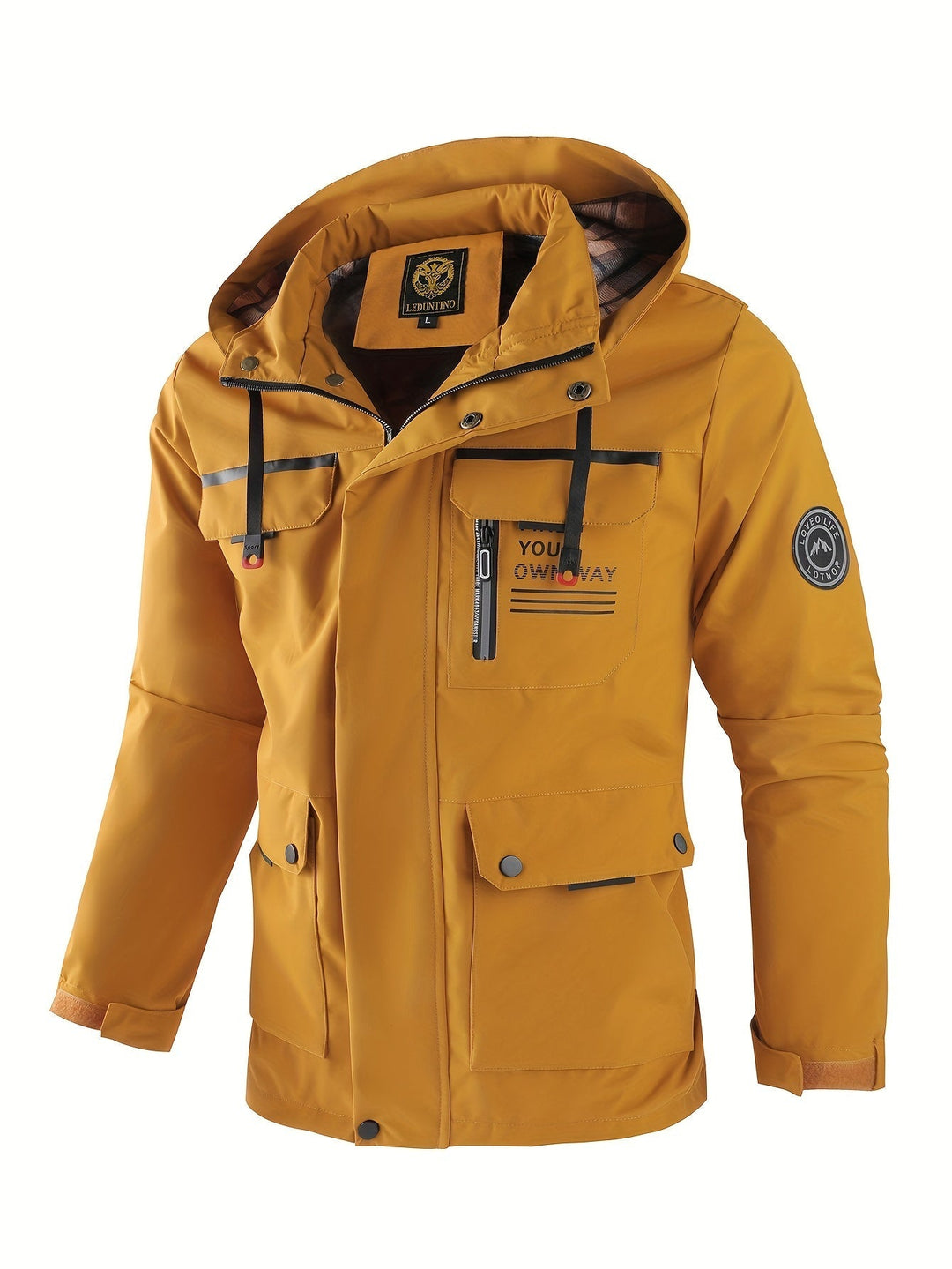 Aaron | Men’s Hooded Lightweight Waterproof Rain Jacket