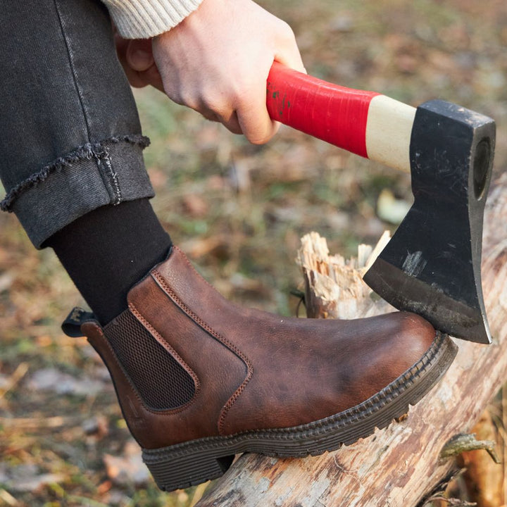 Arthur | Comfort Fit Leather Chelsea Boots Men