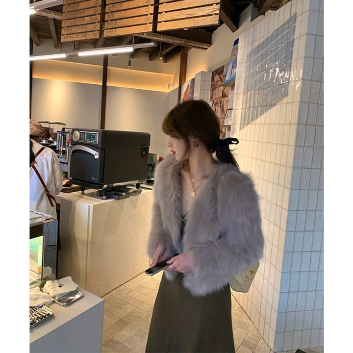 Amelia | Women’s Stylish Faux Fur Party Jacket