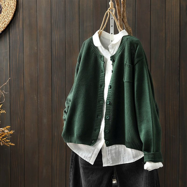 Sarah | Comfy Knit Cardigan with Button Detail for Women