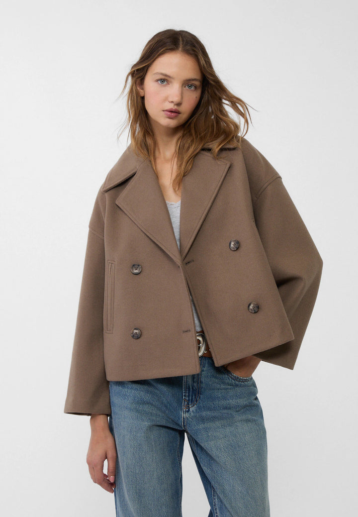 Georgia | Classic Double Button Short Jacket for Women