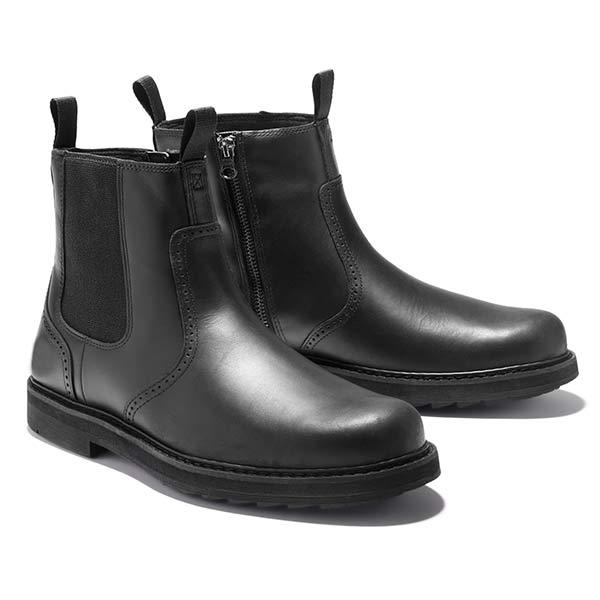 Aiden | Rugged Suede Chelsea Ankle Boots Men