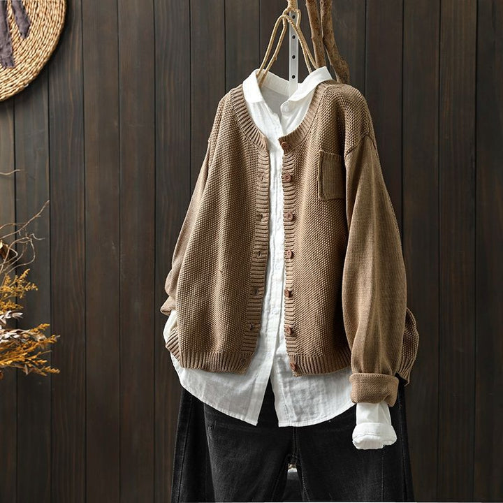Fiona | Women’s Winter Button Up Casual Knit Cardigan