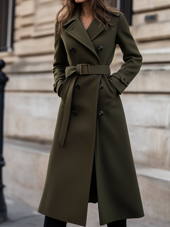 Kayla | Women’s Winter Long Belted Trench Coat