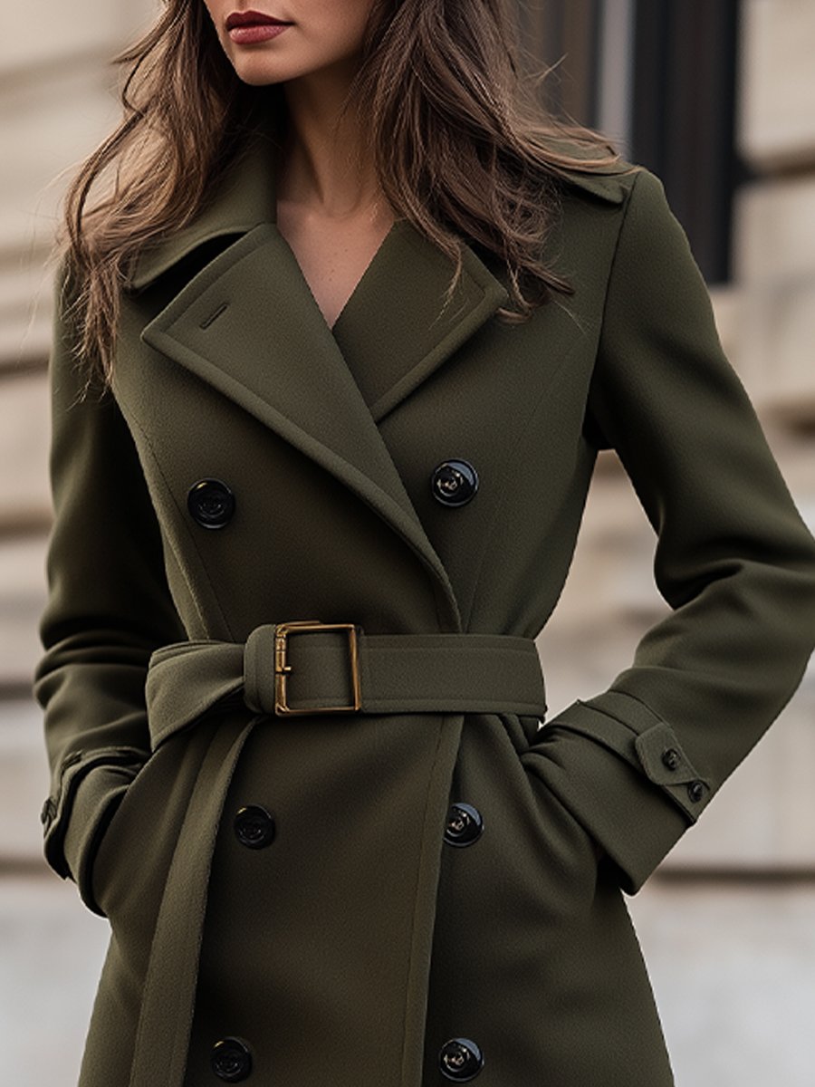 Kayla | Women’s Winter Long Belted Trench Coat